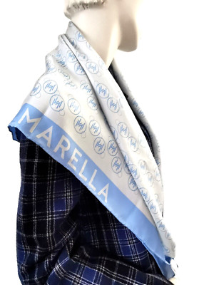 RRP  250  Marella by  MAX MARA   Printed SCARF  in SILK   Mod.''BONBON''