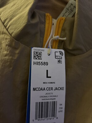 New RARE Adidas x Eric Emanuel McDonalds All American Games Jacket