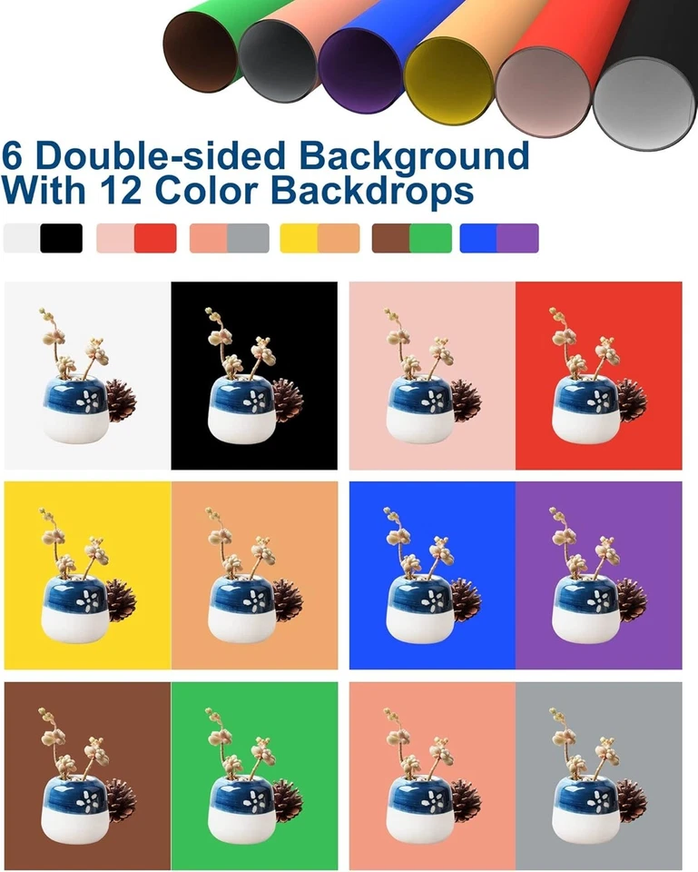 Foldable 16''×16'' Light Box with 160 LED Lights for Perfect Product Photography - Image 4 of 4