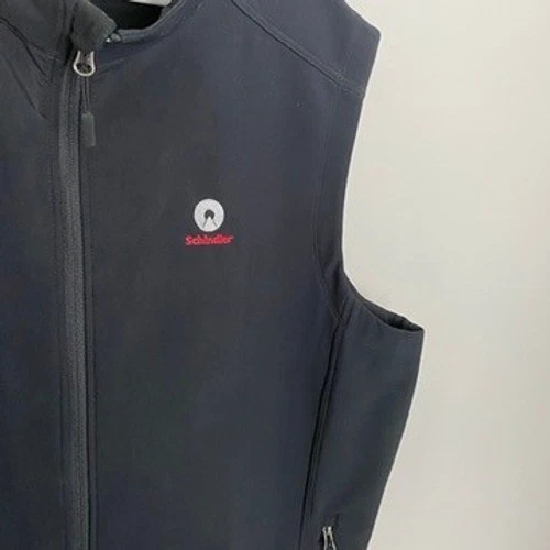 Schindler Elevator Port Authority Mens Black Soft Shell Vest 2XL LOGO - Image 3 of 4