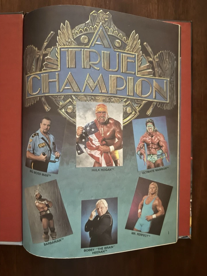 WWF Hulk Hogan Un verdadero campeón Una aventura con Hulk Hogan Libro de imágenes de tapa dura Foto 2 de 4
