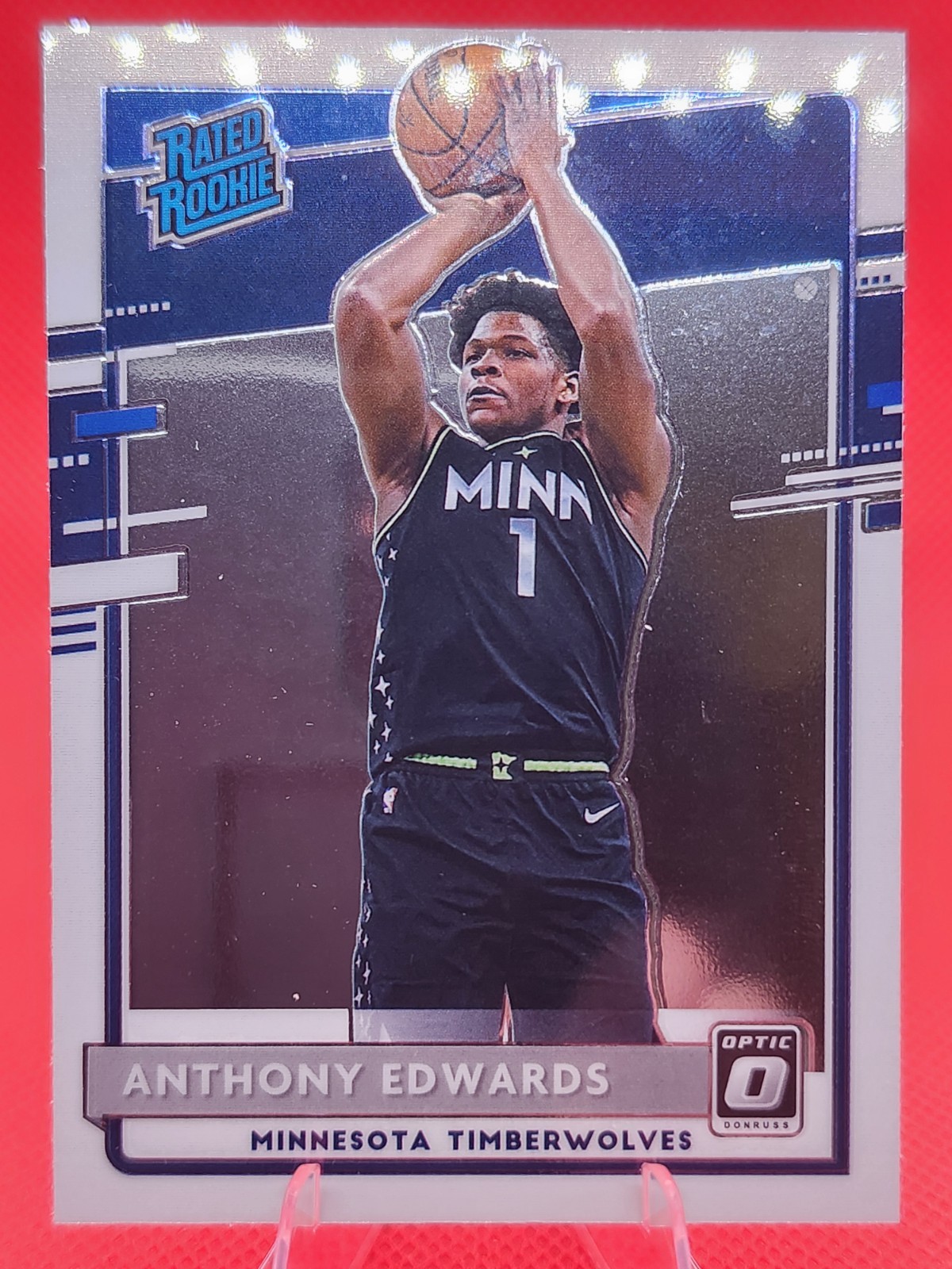 2020-21 Panini Donruss Optic - Rated Rookie Anthony Edwards #151 (RC)