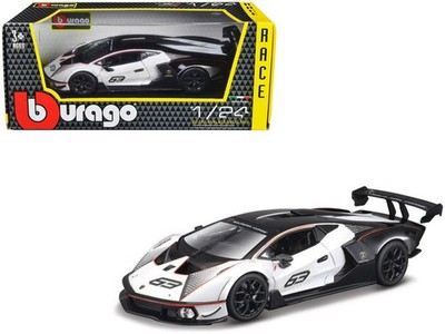 Lamborghini Essenza SCV12 #63 White and Black ''Squadra Corse'' ''Race'' Series 1/24