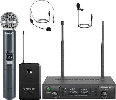 Phenyx Pro kabelloses Mikrofonsystem, Dual Mikrofon Set PTU-71-1H1B