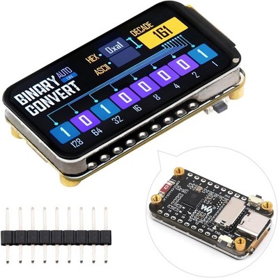 ESP32-C6 1.47inch Microcontroller Wi-Fi 6 Development Board 160MHz Single-Core