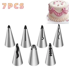 7PCS Russian Ball Piping Nozzle Sphere Icing Tips Cake Pastry Decorating Tools