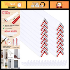 Rubber Corner Guard Edge Protector 1x1x36" Baby Proofing Self-Adhesive Strips 15