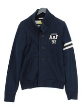 Abercrombie & Fitch Bomberjacke Jacke Blau