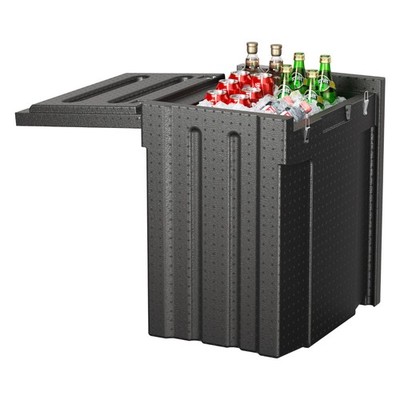Uimoso Insulated Food Carrier 82 QT Capacity Front Loading Portable Container
