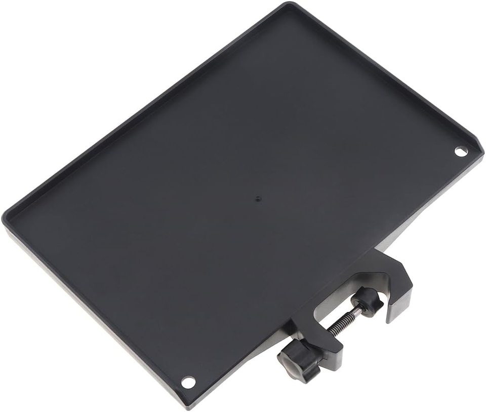 RTNLIT Microphone Stand Tray, Clamp on Firm Rack Tray Holder with 4.5 ...