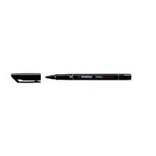 1 x Indelible Black Stabilo Ohpen Tip 1mm Pen Marker
