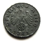 1941 Germany 5 Reichspfennig — photo from another recent sale