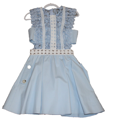 Self Portrait Blue Guipure Cotton Lace Mini Dress Size 4 NWOT | eBay Self Portrait Blue Guipure Cotton Lace Mini Dress Size 4 NWOT | eBay