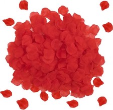 1000PCS Red Rose Petals for Bedroom, Artificial Rose Flowers Petals, Fake Rose
