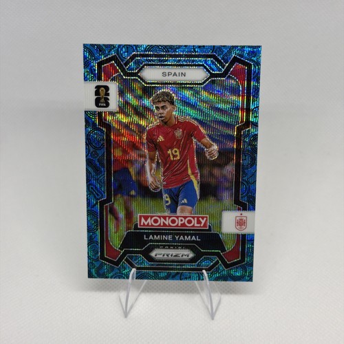 2026 Panini Prizm Monopoly FIFA World Cup - Lamine Yamal #41 Blue Wave Spain