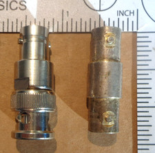 BNC Male to BNC Female Adapter & BNC Female to BNC Female Coupler