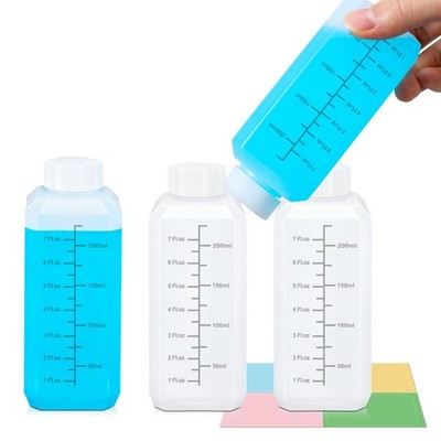 4 Pack 8Oz Plastic Travel Bottles with Lids - Small Leak-Proof Containers for Li