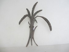 Antique Brass Furniture Mount Ormolu Rococo Old Victorian Wheat French 10"H