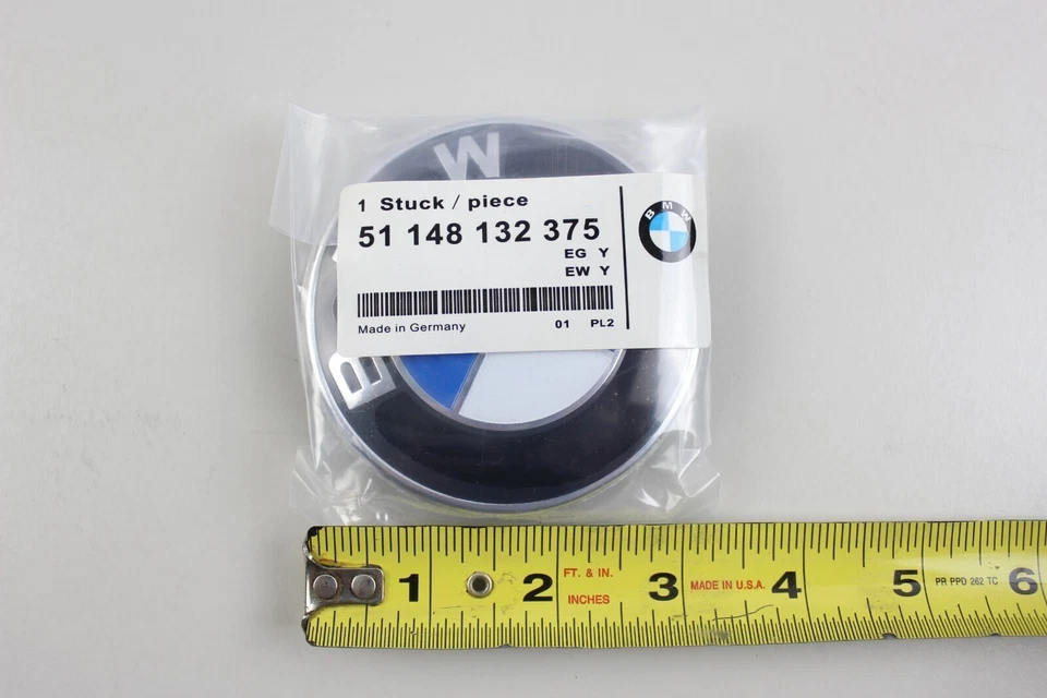 FRONT Hood 82MM/3.2IN BMW Roundel Emblem Badge Logo Replacement 51148132375 - Изображение 4 из 4