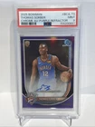 2025-26 Bowman Auto Thomas Sorber RC Auto /250 Oklahoma City Thunder PSA 9