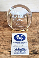 Dow Historical Museum Midland, Michigan Etched Paperweight Wellington Limited