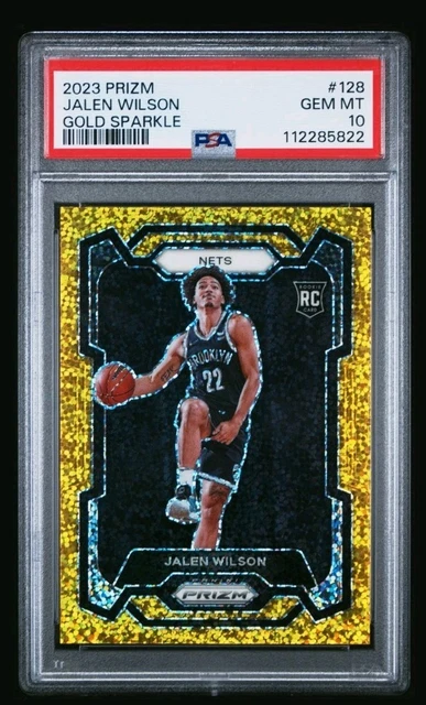 2023 Panini Prizm Jalen Wilson Gold Sparkle PSA 10