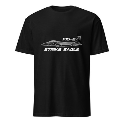 F-15E Strike Eagle T-Shirt Modern Fighter Jet Military Aviation Tee