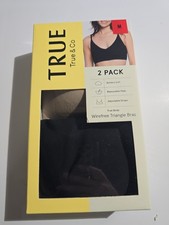 True  Co Women  s Wirefree Bra, 2 pack, M