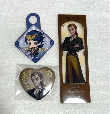 IdentityV Button Pin & Bookmark Set  Nawab & Aesop Leaked Special  Heart Tin