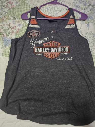 harley davidson tank top womens xl