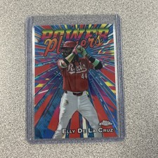 2025 Topps Chrome Logofractor Edition - Power Players Elly De La Cruz #PP-16