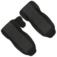 2pcs Front Car Seat Covers For Ford Ranger 2004-2012 6040 High Back Deep-gray