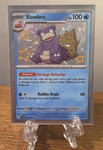 Slowbro 117/091 SV: Paldean Fates Holo - Clean Card Never Played 🔥￼