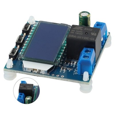 Versatile Battery Control Module with Adjustable Parameters and LCD Display