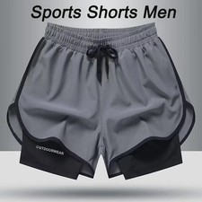 Pantalones Cortos Entrenamiento Hombre Deportes Jogging Fitness Ropa Deportiva