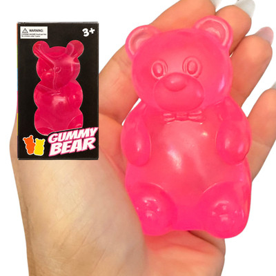 *LIKE Needoh* Squishy Gummy Bear Stress Ball Fidget Squeeze Toy Slow Rise NEW