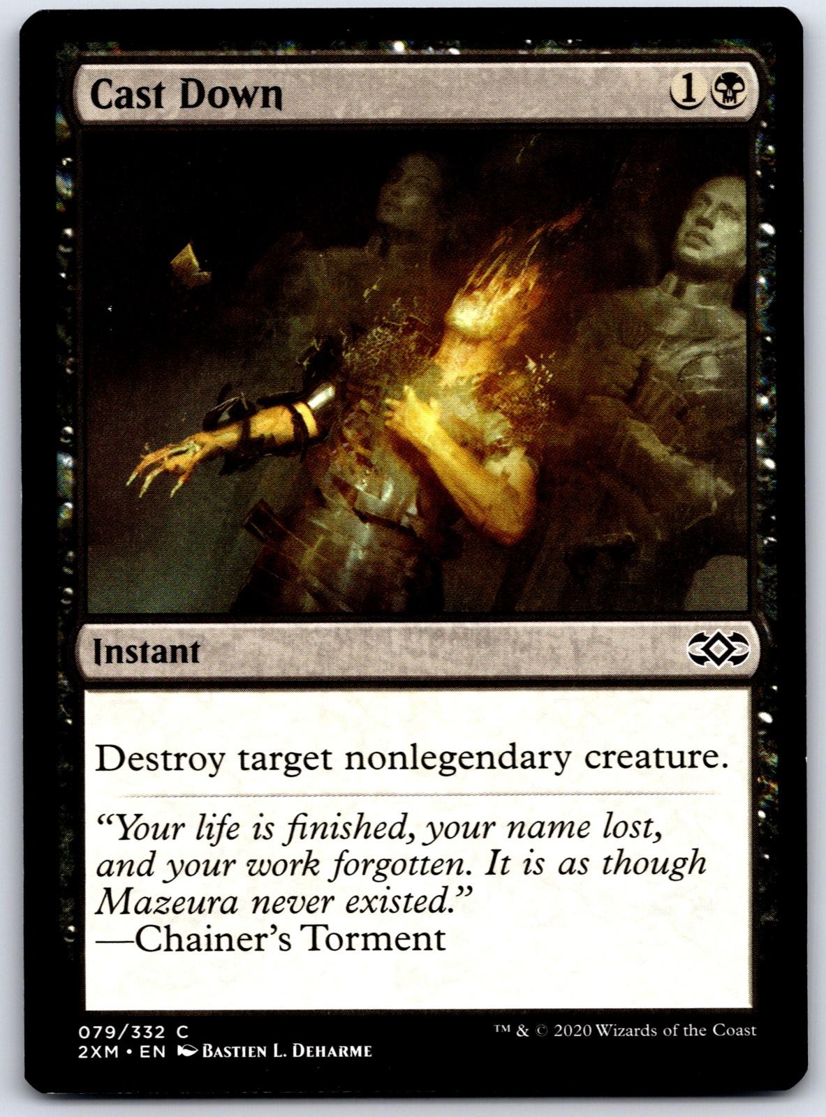 Cast Down 79 C Double Masters Magic: The Gathering NM/M