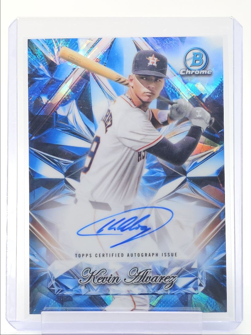 KEVIN ALVAREZ 2025 BOWMAN CHROME SAPPHIRE SELECTIONS AUTO Q4870