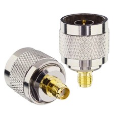 N Type Male to SMA Female Antenna Adapter SMA to N Coax Connector RF Coaxial CB