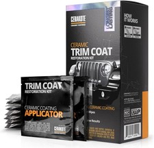 CERAKOTE Ceramic Trim Coat Kit - Quick Plastic Trim Restorer - Guaranteed