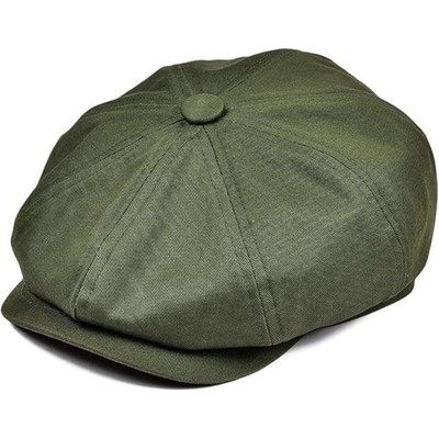 Green Vintage Retro Newsboy Baker Boy Flat Ivy Gatsby Cabbie Driving Golf Hat