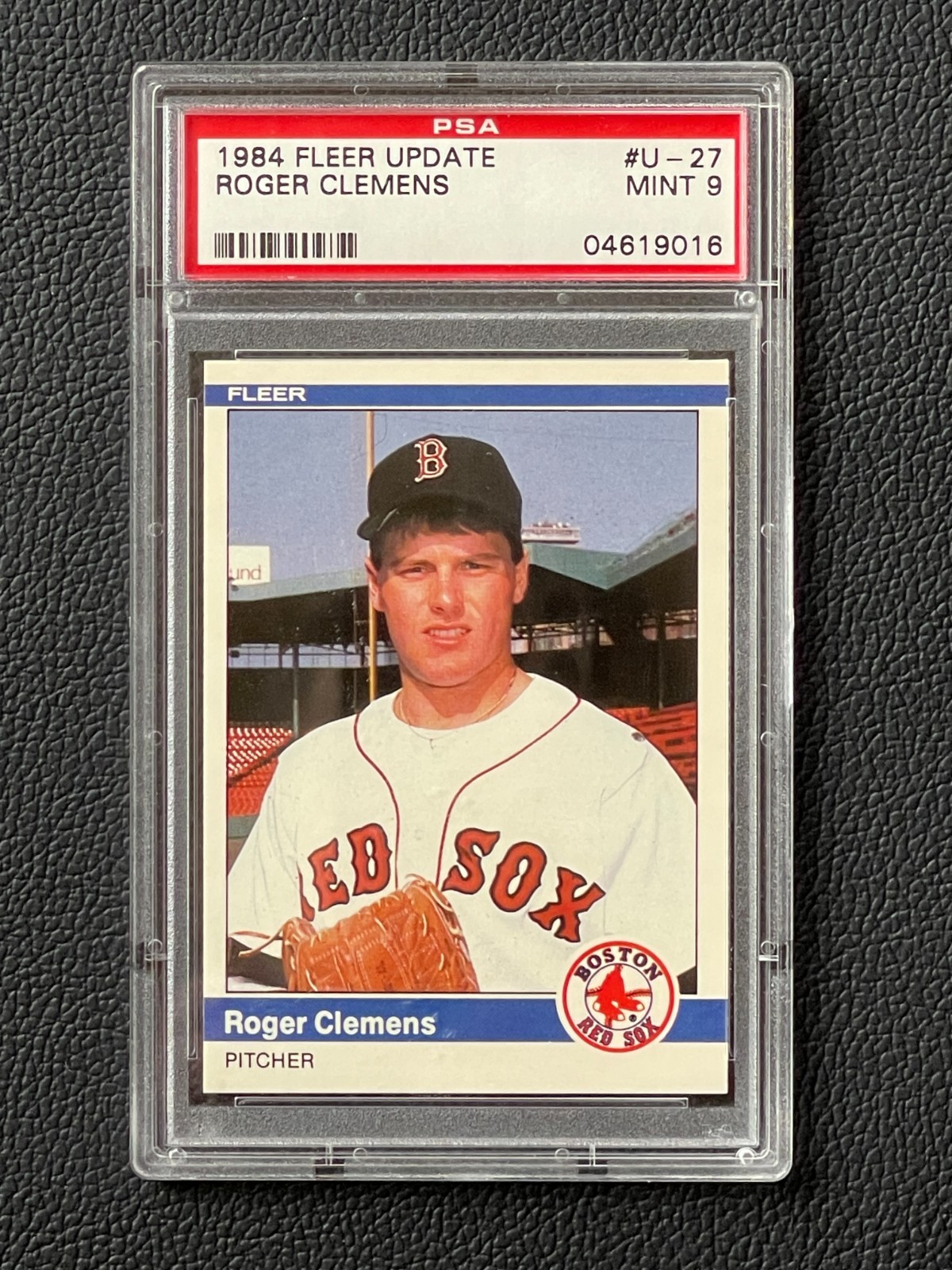 1984 Fleer Update Roger Clemens XRC #U-27 PSA 9 MINT Boston Red Sox Baseball MLB