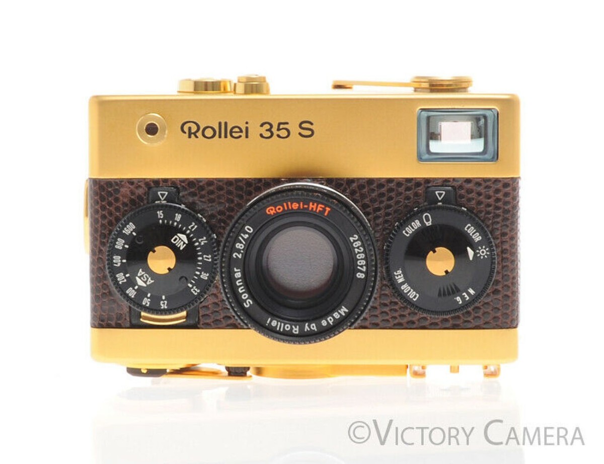 Rollei 35 S Gold Camera w/ Sonnar Lens #846 -Mint in Box