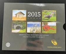2015 America The Beautiful Quarters - National Parks P & D US Mint Set (63802)