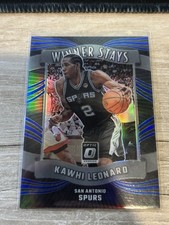 2023 Donruss optic Winner Stays #18 Kawhi Leonard [Blue] /85