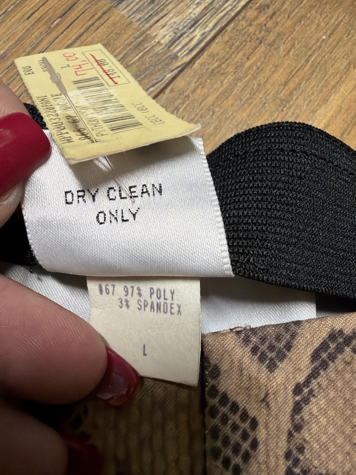 Roxy Python Print Pants Women’s Large Elastic Wai… - image 5