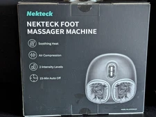 Nekteck Foot Massager Machine New in Box Model # NFM0301GY