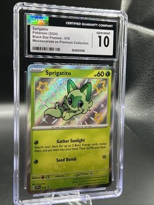 shiny sprigatito pokemon card 神奇寶貝TCG main image 1
