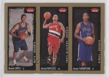 2008-09 Fleer Glossy Brook Lopez Jerryd Bayless Jason Thompson #239 d4v