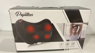Papillon Shiatsu Back and Neck Massager with Heat Color Blue Kneading JH 006